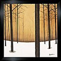 Patrick St. Germain 'Golden Twilight' Framed Art Print