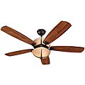 Silver Lake Roman Bronze Walnut Finished Ceiling Fan