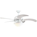 Centrifica Contemporary White Finish Ceiling Fan 