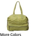 Latico 'North/ South' Leather Satchel