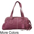 Latico Nappa Gallery 3-zip Shoulder Bag