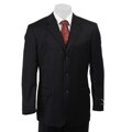 Haspel Men's 3-button Navy Pinstripe Wool Suit