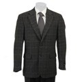 Haspel Men's Grey Camel Hair 2-button Sportcoat