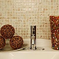 SomerTile 'Koppa Glam White' Glass Wall Tile (13 Square Feet)