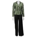 Larry Levine Women's Double-breasted Pant Suit