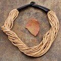 Tan Coconut Horn Necklace (China)
