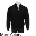 Alex Cannon Men's Zip Cable Sweater