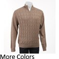 Alex Cannon Men's Wool Blend 1/4-zip Sweater
