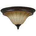 Value Series 210 English Bronze 2-light Flush