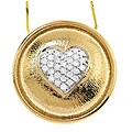 18k Gold over Silver 1/3ct TDW Diamond Necklace (H-I, I1-I2)