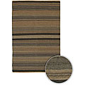 Hand-woven Earth Tone Jute Rug (2'6 x 7'6)