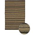 Hand-woven Earth Tone Jute Rug (2'6 x 7'6)