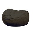 FufSack XXLarge 7-foot Black Lounge Chair