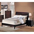Contemporary Chocolate Espresso 3-piece Queen Bed Set