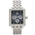 Fossil Women's Clear Crystal Blue Dial Chronograph Watch