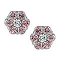 14k Gold 1ct TDW Diamond Flower Earrings (G, SI2)