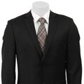 Joseph Abboud Men's Black 2-button Suit