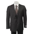 Joseph Abboud Men's Grey Stripe 2-button Wool Suit