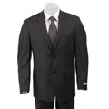 Joseph Abboud Men's Grey Stripe 2-button Suit
