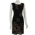 Jonathan Martin Women's Square Peg Design Knit Dress