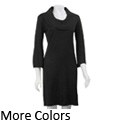 Jonathan Martin Women's U-neck Sweater Dress