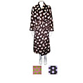 Mod Dots Women's Plush Bathrobe