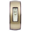 DKNY Women's Brown and Goldtone Bangle Bracelet Watch