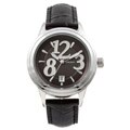DKNY Women's Black Crocodile-embossed Watch