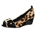 BCBG Max Azria Women's 'Faina' Peep Toe Wedge Heels