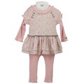 Mini Muffin Infant Girl's Two-fer Ruffle Outfit