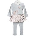 Mini Muffin Infant Girls' Polka Dot Dress and Leggings Set
