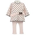 Mini Muffin Infant Girls' Polka Dot Dress and Leggings Set