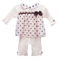 Mini Muffin Infant Girls' Polka Dot Dress and Legging Set