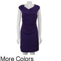Spense Women's Scoop-neck Draped Dress