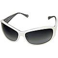Coach 'Connie' S819 White Plastic Sunglasses