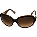 Coach 'Jovana' S820 Tortoise Plastic Fashion Sunglasses