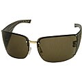 Christian Dior QUADRILLE/F/S Gold/ Transparent Brown Sunglasses