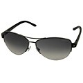 Jimmy Choo 'Cher' Dark Ruthenium/ Shiny Black Sunglasses