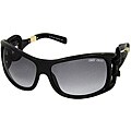 Jimmy Choo 'JJ' Women's Shiny Black Fashion Sunglasses