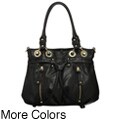 London Fog 'Addison' Small Leather Hobo Bag