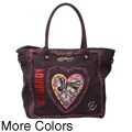 Ed Hardy Frayed Patch Handbag