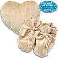 Soothera Therapeutic Hot/Cold Heart Pillow/ White Swan Slippers