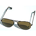 Ray Ban RB3025 Original Amber Aviator Polarized Sunglasses
