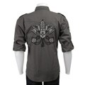 Do Denim Men's Shield and Cross Woven Shirt