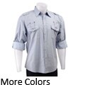 Do Denim Men's Stripe Long-sleeve Woven Shirt