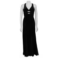 Nightway Women's Velvet Halter Dress