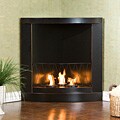 Black/ Copper Corner Gel Fuel Fireplace