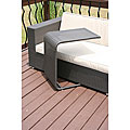 Savannah Outdoor Classics All-weather Resin Wicker Slider Table