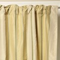 Silk Satin 52-inch Hampton Stripe Curtain Panel (India)