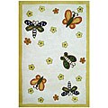 Hand-tufted Kids Flutter Wool Rug (4' x 6')
